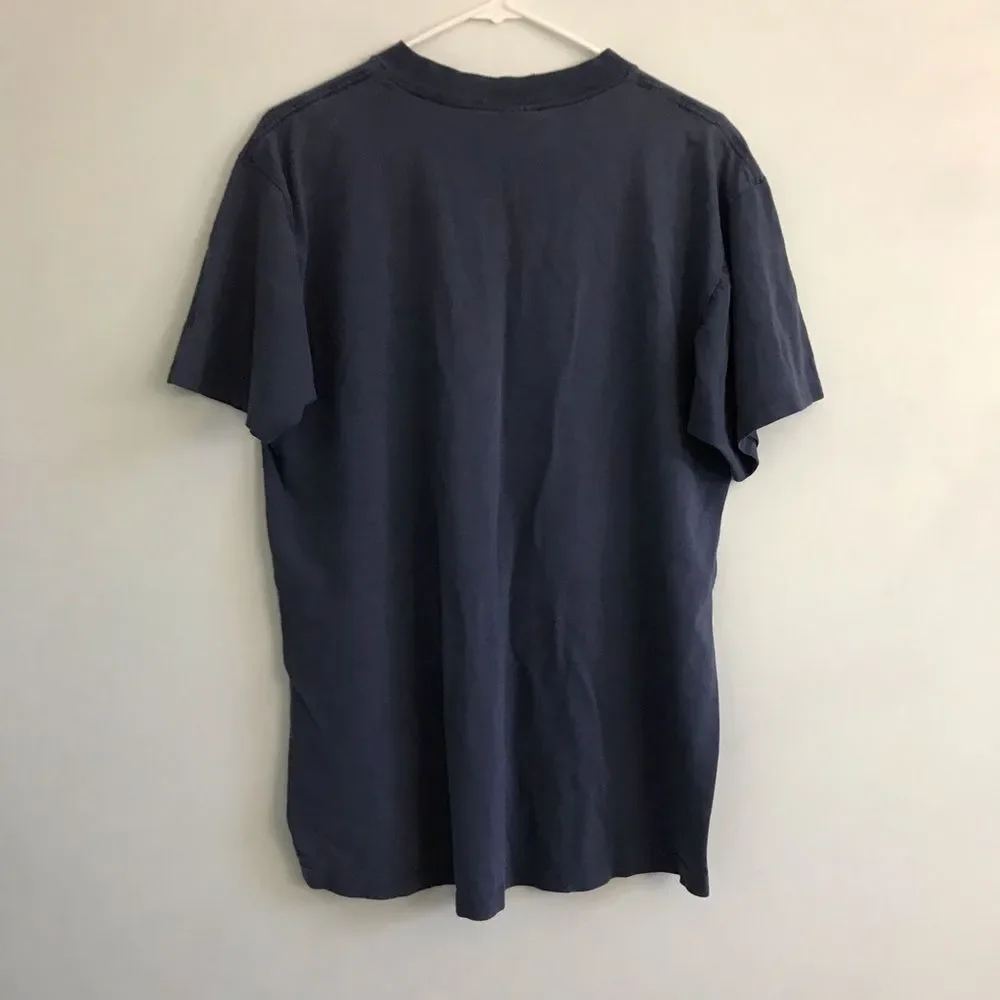 Vintage Men’s XL UNC Tarheels Basketball Tee Tshirt Blue Crew Neck Short Sleeve